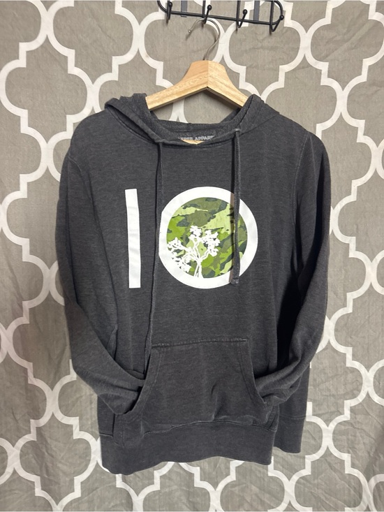tentree Other - Tentree Dark Grey Camo Tree Logo Hoodie Pullover Medium Flawed